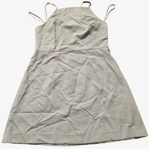 NWT French Connection Sleeveless A-Line Dress Light Blue Square Neck Women SZ 12